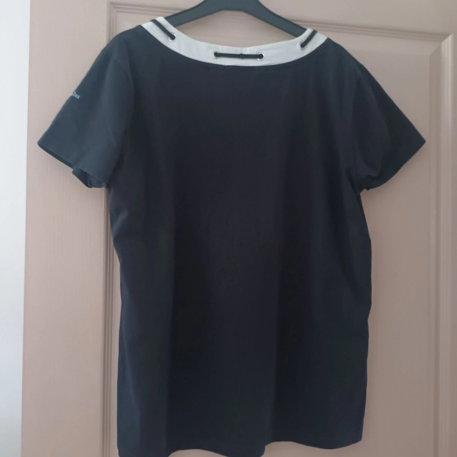 Camiseta marinera chic azul marino y blanco Grand Voile T42/44 – photo 7
